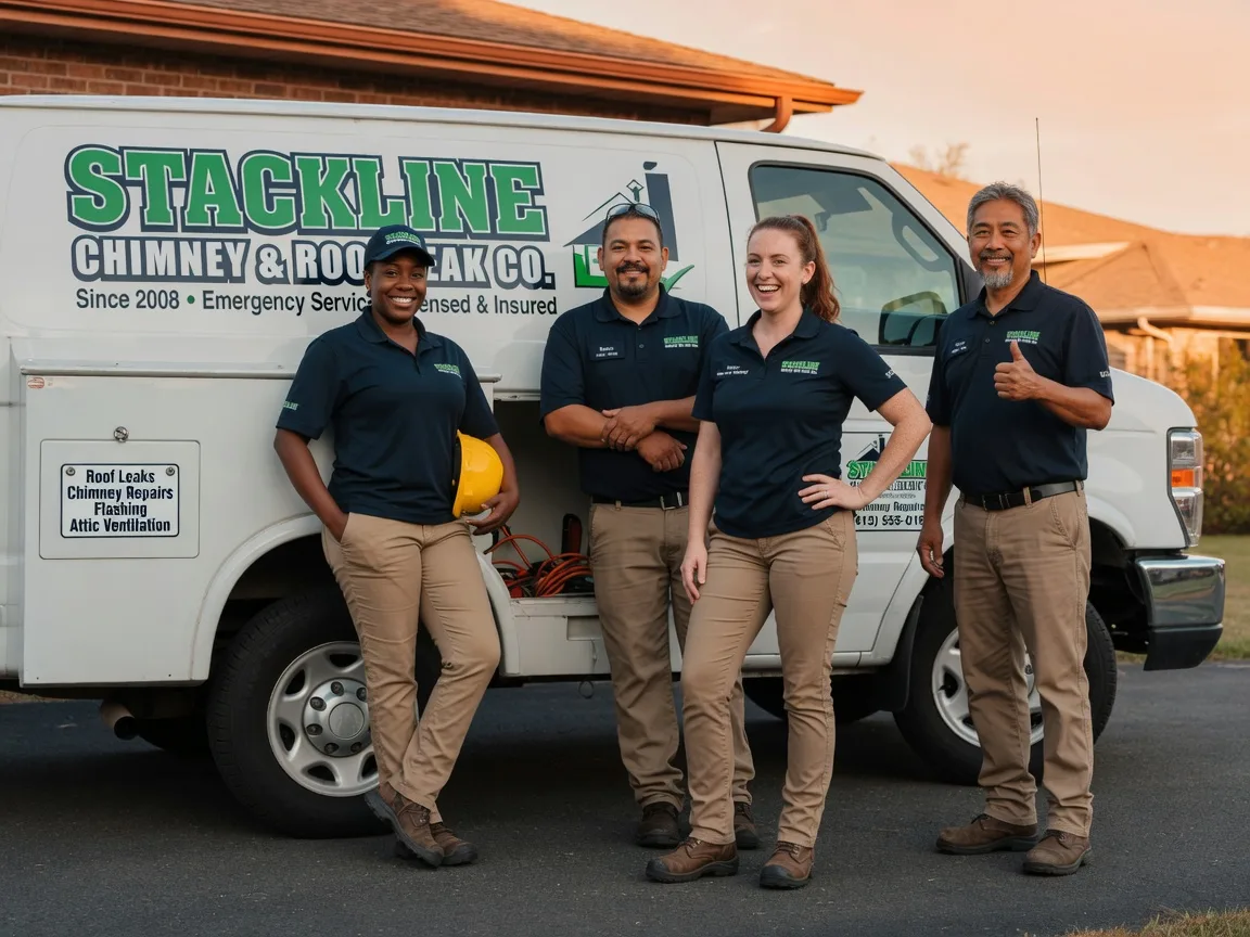 Chimney flashing repair company in Hopewell, OH